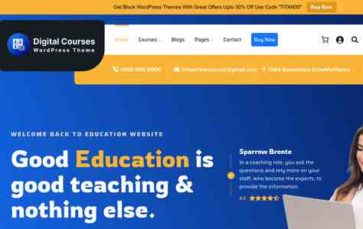 Digital Online Courses Pro (screenshot desktop)