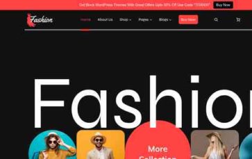Ecommerce Trendy Outfits Pro (screenshot desktop)