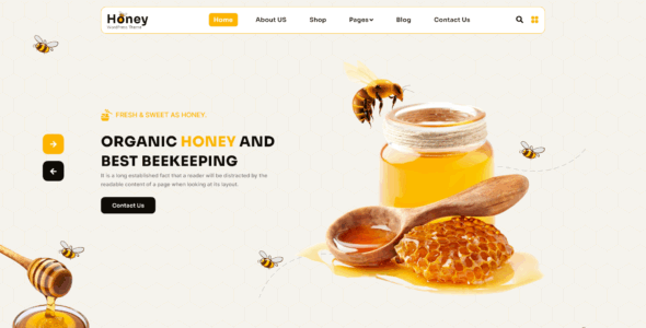 Organic Honey Pro (Titan Themes)