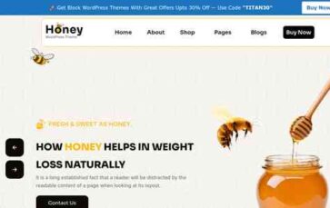 Organic Honey Pro (screenshot desktop)