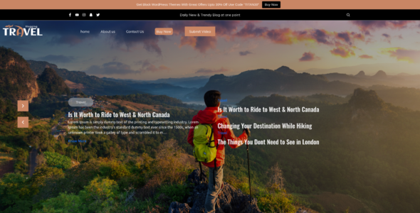 Travel Blogging Pro (Titan Themes)