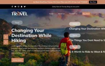 Travel Blogging Pro (screenshot desktop)