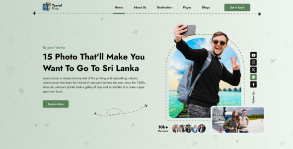 Travel Influencer Blogs Pro (Titan Themes)