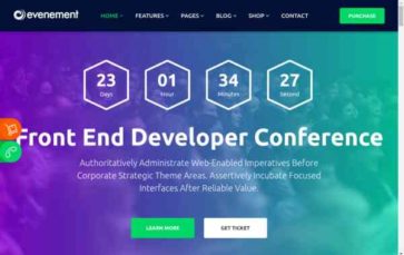 Evenement (screenshot desktop)