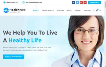 HealthNore (screenshot desktop)
