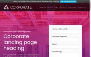 Understrap Business (screenshot desktop)
