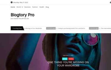 Blogtory Pro (screenshot desktop)