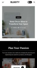 Blogty Pro (screenshot mobile)