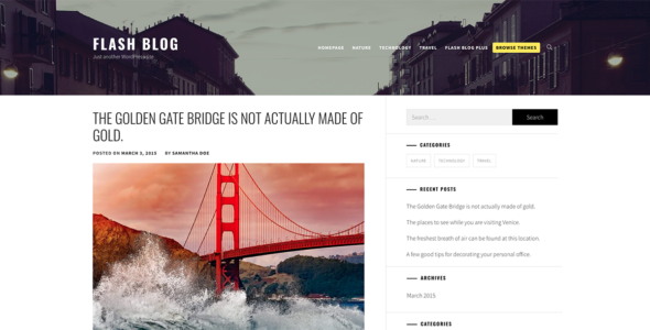 Flash Blog (United Theme)