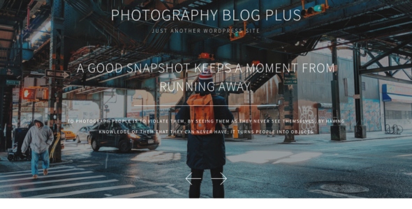 Photography Blog Plus (United Theme)