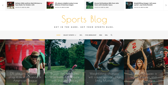 Sports Blog (United Theme)