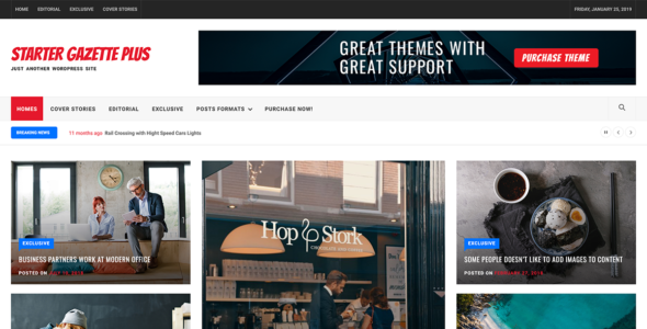 Starter Gazette Plus (United Theme)