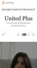 United Blog Plus (screenshot mobile)