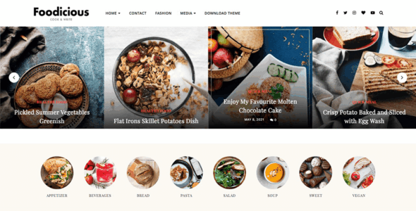 Foodicious Premium (VineThemes)