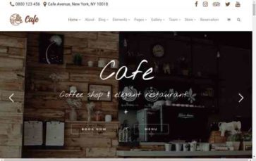 Cafe (Visualmodo) (screenshot desktop)