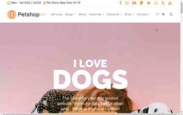Petshop (Visualmodo) (screenshot desktop)