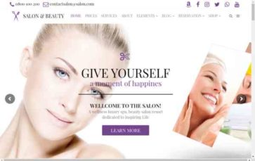 Salon (Visualmodo) (screenshot desktop)