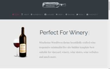 Wine House (Visualmodo) - (screenshot desktop)