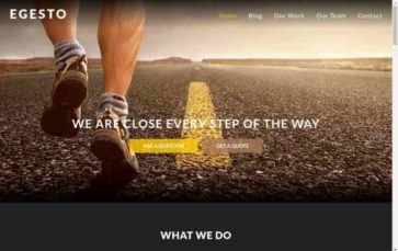 Egesto (screenshot desktop)