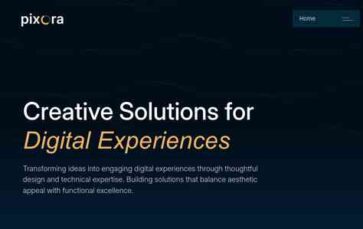 Pixora (Viva Themes) - (screenshot desktop)