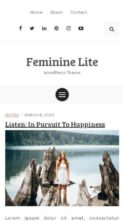Feminine Lite (screenshot mobile)