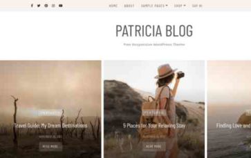 Patricia Blog (screenshot desktop)