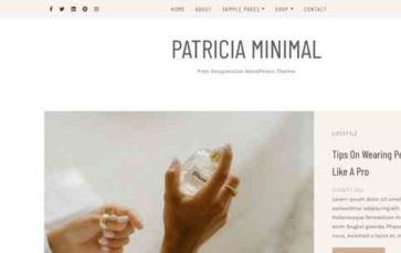 Patricia Minimal (screenshot desktop)