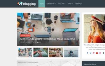 VT Blogging Pro (screenshot desktop)