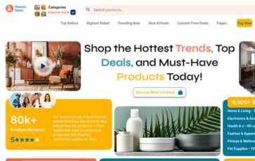 Dropshipping Shop Pro (screenshot desktop)