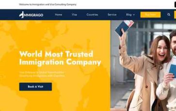 Immigration Consulting Pro (screenshot desktop)