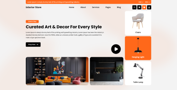 Interior Store Pro (VWThemes)