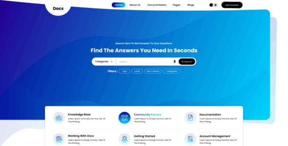 Online Documentation Pro (VWThemes)