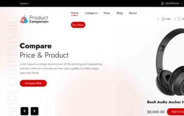 Product Comparison Woocommerce Pro (screenshot desktop)