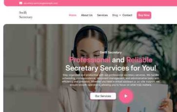 Secretary Services Pro (screenshot desktop)