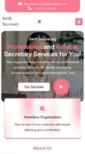 Secretary Services Pro (screenshot mobile)