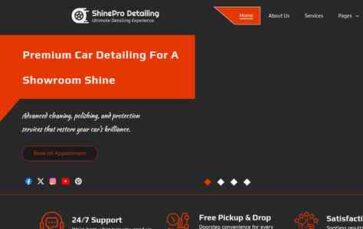 Vehicle Detailing Pro (screenshot desktop)