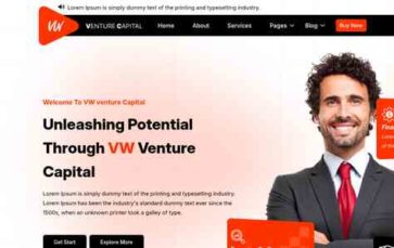 Venture Capital Firm Pro (screenshot desktop)