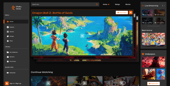 VW Anime Stream Pro (VWThemes)