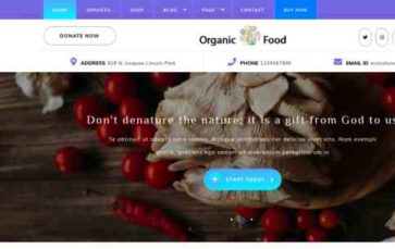 VW Organic Food Pro (screenshot desktop)