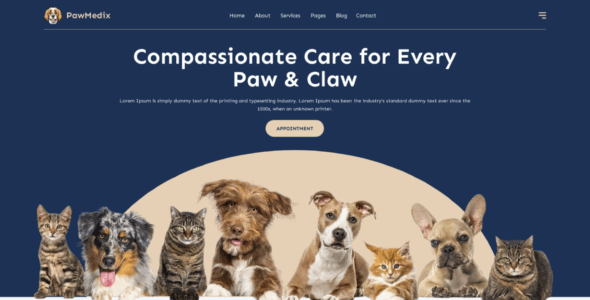 vw veterinary hospital pro (VWThemes)