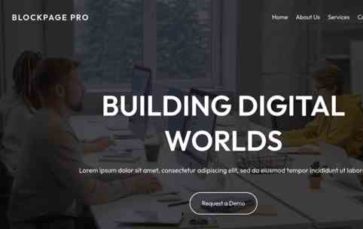 Blockpage Pro (screenshot desktop)