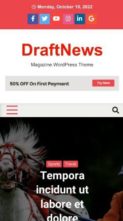 DraftNews Pro (screenshot mobile)