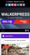 WalkerPress Pro (screenshot mobile)