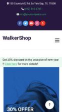 WalkerShop Pro (screenshot mobile)