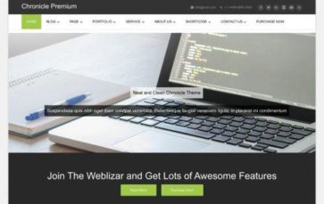 Chronicle Premium (screenshot desktop)