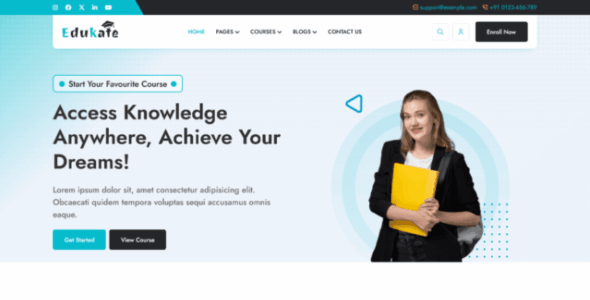 Edukate Premium (Weblizar)