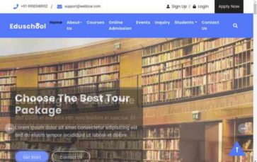Eduschool Premium (screenshot desktop)