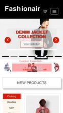 Screenshot Mobile Fashionair Premium (screenshot mobile)