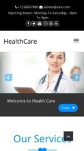 Screenshot Mobile Healthcare Premium (screenshot mobile)