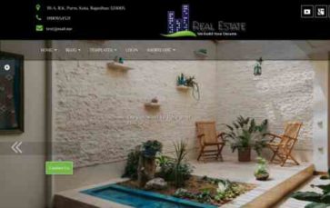 Screenshot Desktop Real Estate Premium (Weblizar) - (screenshot desktop)